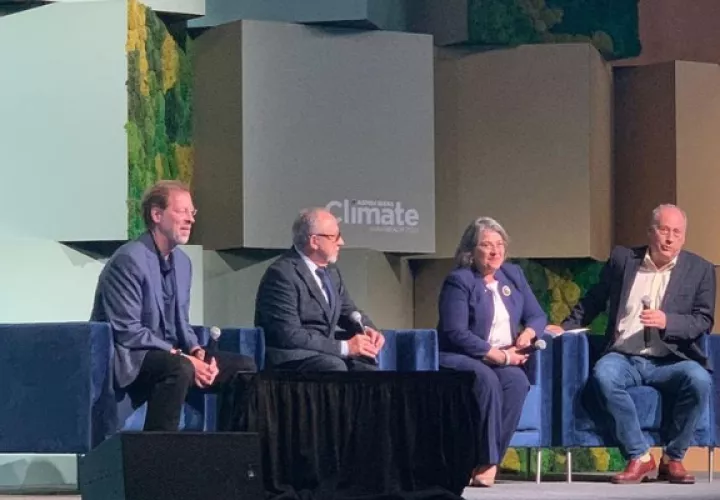 Emilio Estefan participó en 'Aspen Ideas: Climate'. Foto: Instagram / @emilioestefanjr