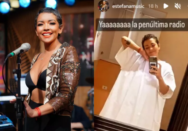 Estefana fue diagnosticada con cáncer de mama el año pasado. Foto: Instagram / @estefanamusic