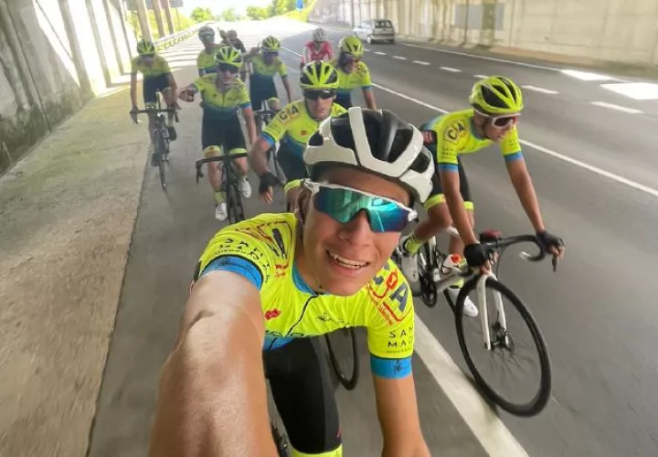 Felipe Chan, ciclista panameño. Foto: Fepaci