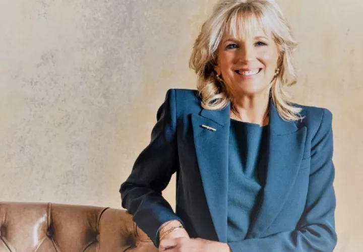 Jill Biden se reunirá con su homóloga en Panamá, Yazmín Colón de Cortizo en la Presidencia de la República. Foto: Embajada