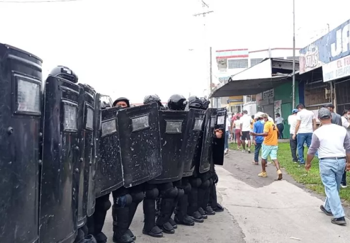 Luego de varias horas se despejaron los cuatro carriles. Foto. Eric Montenegro
