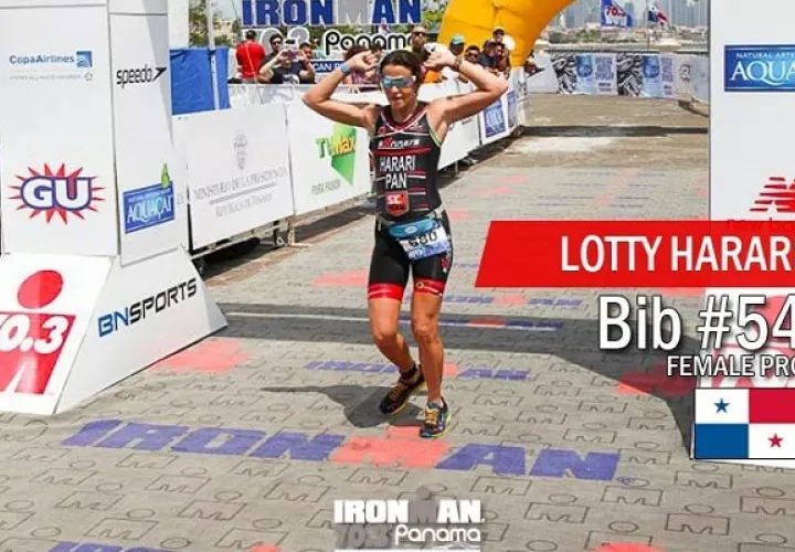 Lotty Harari representó a Panamá en varios Ironman. Foto: Cortesía