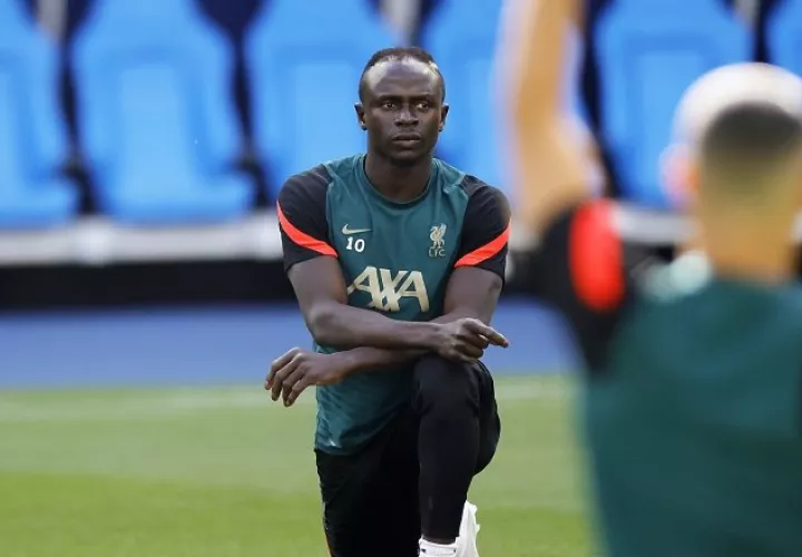  Sadio Mané del Liverpool. Foto:EFE