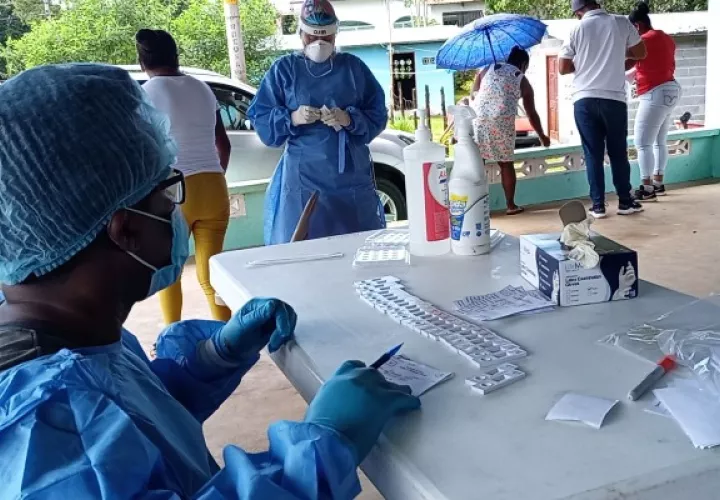 En Panamá Oeste, la estadística ubica a la provincia, según el último reporte del Minsa, con más de 130,626 casos, de los cuales 915 están activos. Foto. Eriic Montenegro