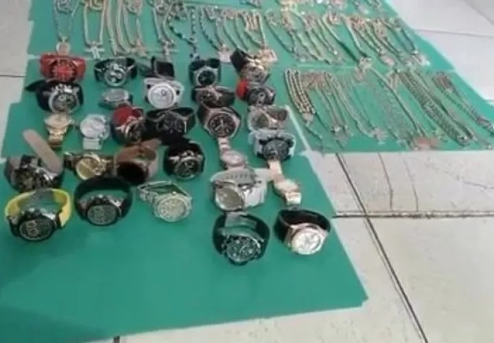 Encontraron relojes de alta gama en una propiedad.