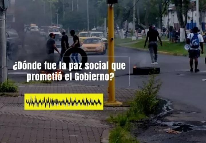 Universitarios, transportistas, educadores, estudiantes y colonenses han salido a las calles. Foto: Cortesía