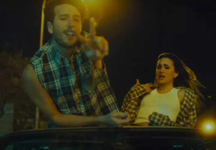 Sebastián Yatra y Aitana. Foto: Tomada del 'videoclip' de 'Las dudas'