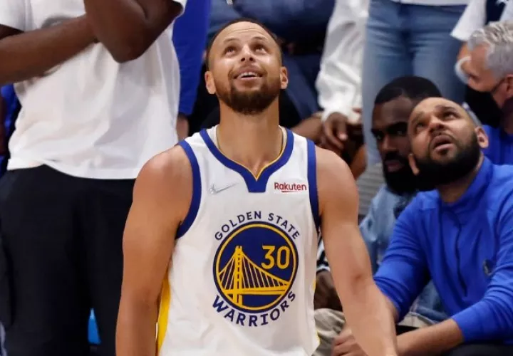 Stephen Curry de los Warriors. Foto:EFE