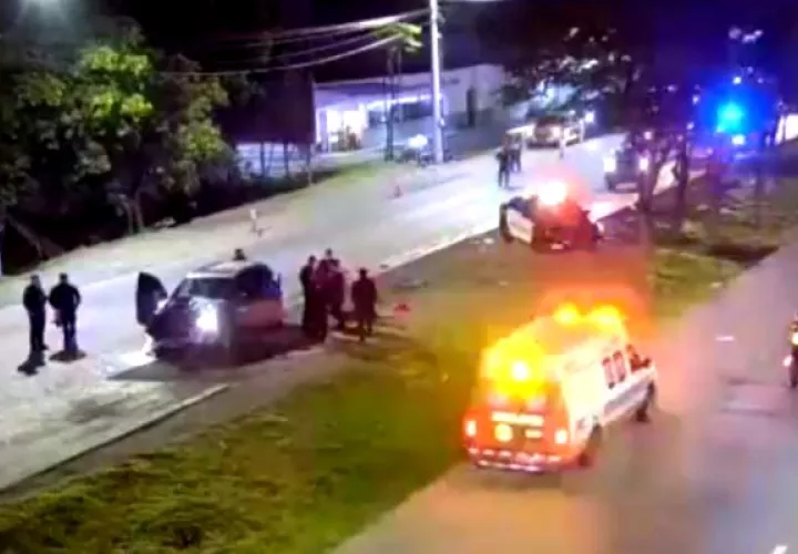 Conductor arrolló a motorizado causándole la muerte. Foto: Cortesía