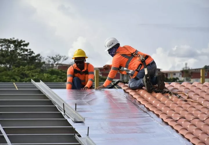 Esta obra ubicada en el corregimiento de Cristóbal Este, presenta un avance físico del 70.25%. Foto: Diomedes Sánchez