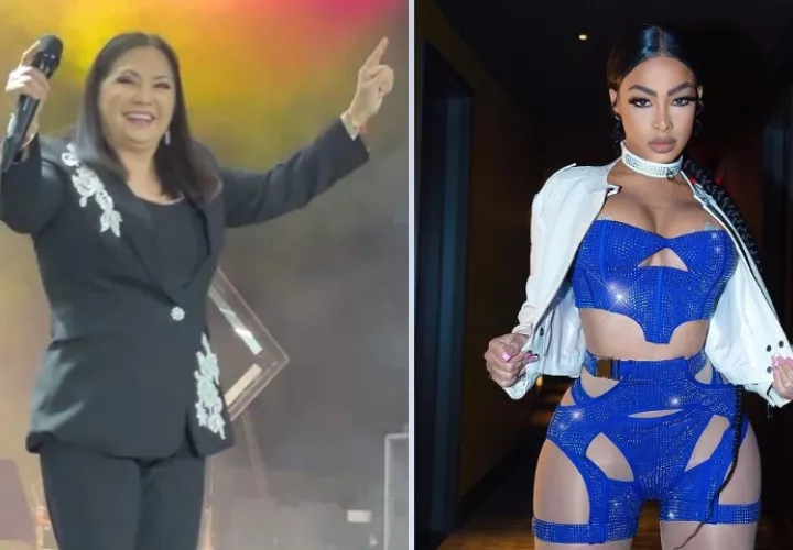 Ana Gabriel y Yailin. Fotos: Instagram