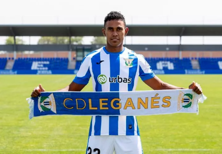 Édgar Yoel Bárcenas jugó en el Leganés de España Foto:Twitter