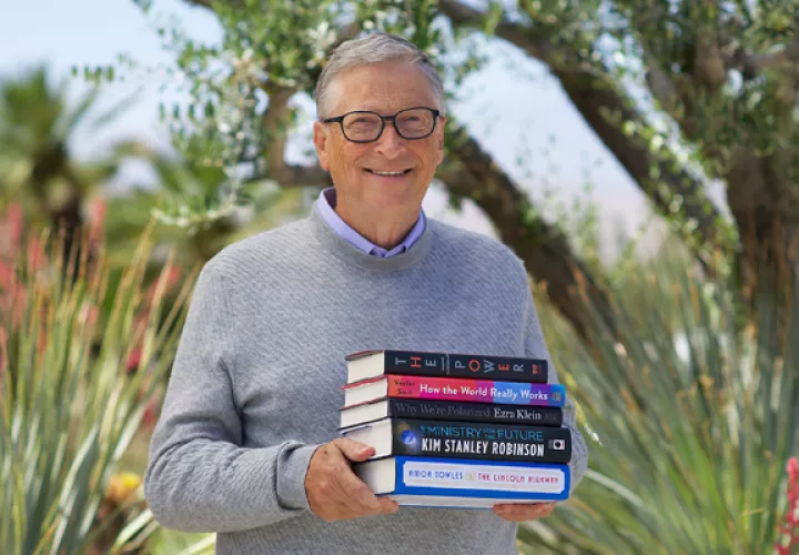 Bill Gates recomendó cinco títulos. Foto: Tomada de Gates Notes