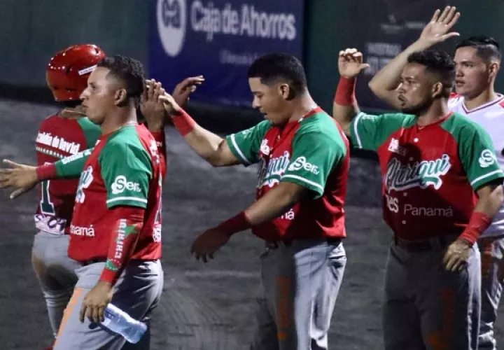 Chiriquí festeja su segundo triunfo contra Coclé. Foto: Fedebeis