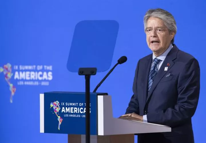El presidente de Ecuador, Guillermo Lasso.