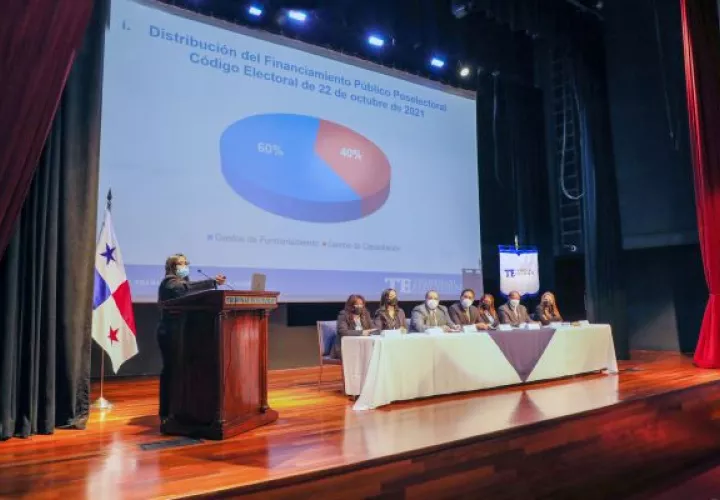 La capacitación se realizó en el auditorio del Tribunal Electoral. Foto: Cortesía TE