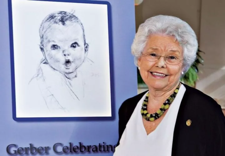Turner Cook es considerada la bebé original de Gerber. Foto: Cortesía