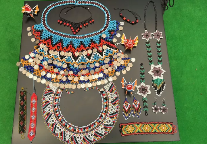 Productos en el pabellón de Panamá. Foto: Cortesía