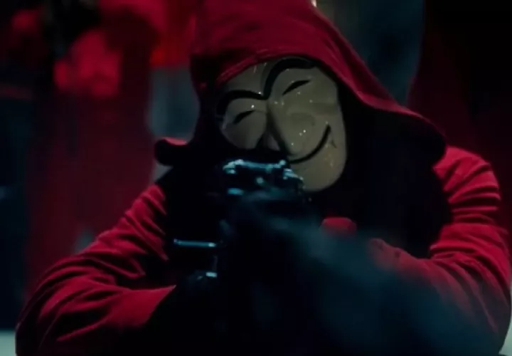 Los ladrones se apoderan de la Casa de la Moneda de una Corea unificada.  Fotos: Netflix / somosg.com