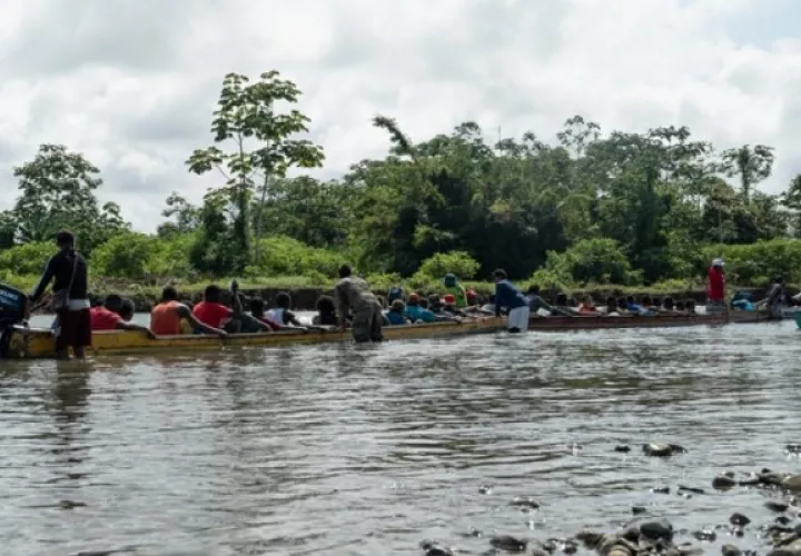 En mayo de 2022, el número de niños, niñas y adolescentes que emigraron fue 4 veces más que en mayo de 2021. Foto: Cortesía MSF
