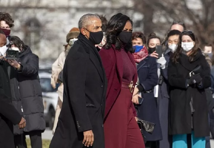 Esposos Obama.  Foto: EFE