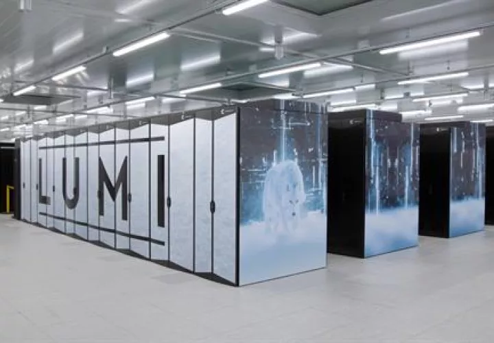 Imagen del supercomputador.