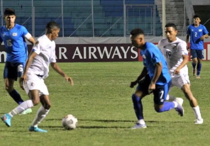 Panamá y El Salvador empataron a cero goles en el Premundial Sub-20. Foto: Twitter