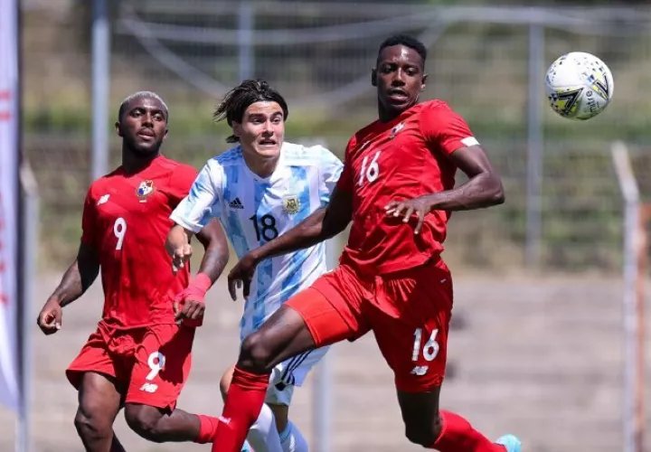 Panamá perdió por 1-0 ante Argentina. Foto:@TournoiMRevello