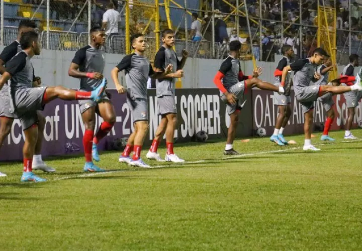 Miembros del equipo Sub-20 de Panamá. Foto:Fepafut
