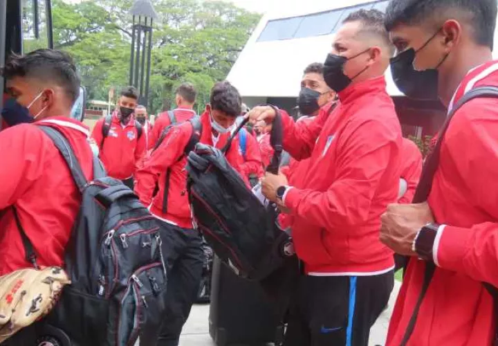 El equipo panameño llegó ayer a Venezuela con miras a participar en el Premundial U15. Foto: Fedebeis