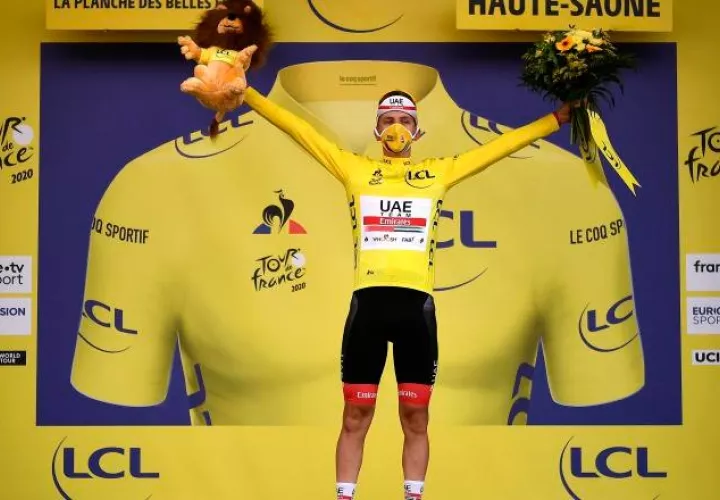 Tadej Pogacar ganó las dos últimas ediciones del Tour. Foto: EFE