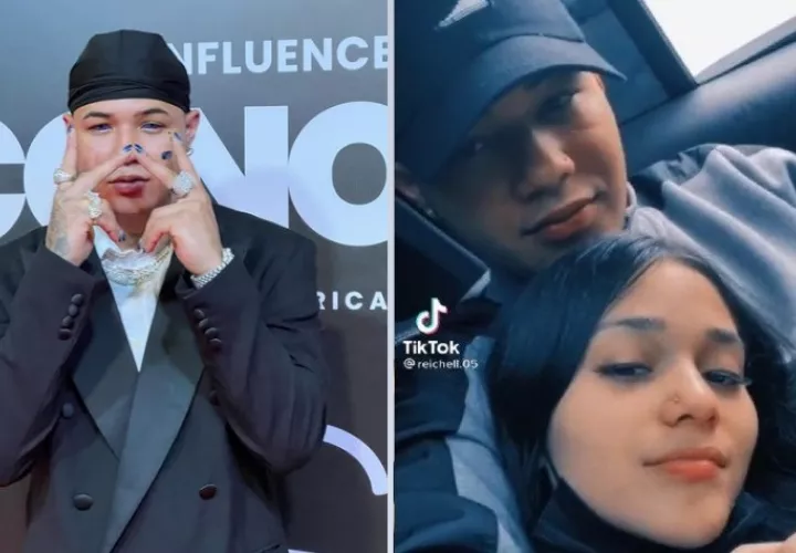 'El Boza' y Reychell Adames. Instagram