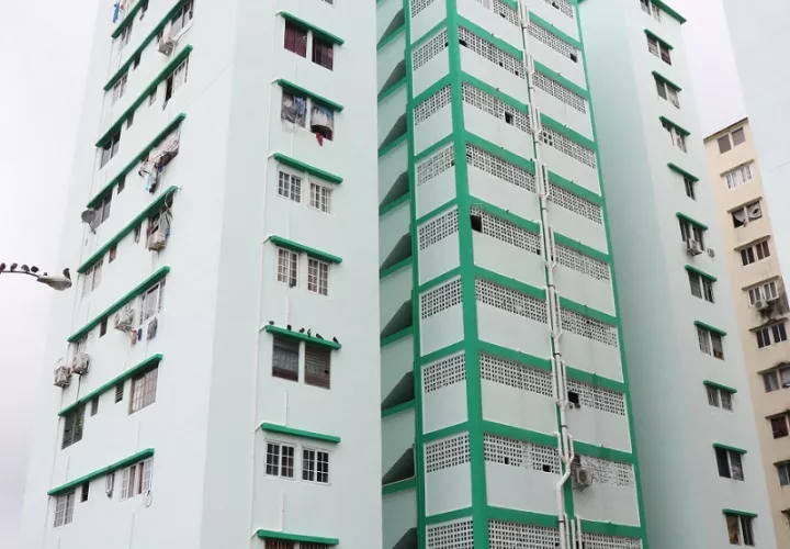 En la rehabilitación de los edificios laboran residentes de estos. Foto: Cortesía Conades