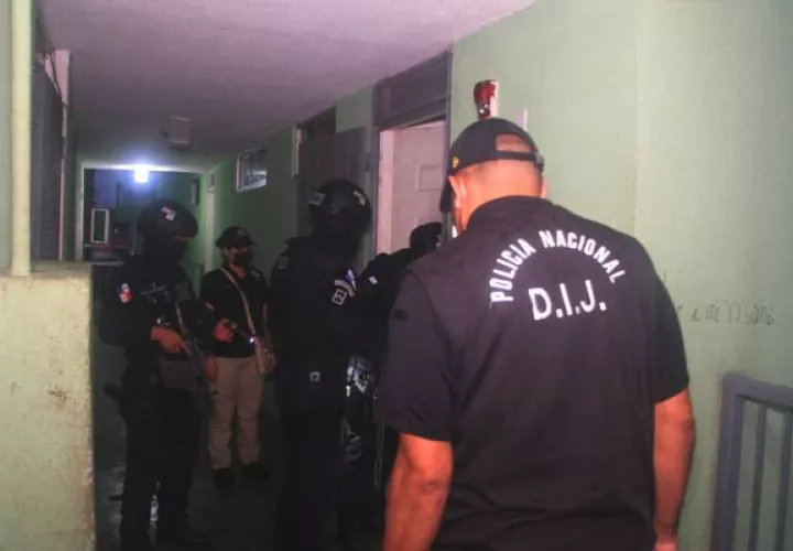 El operativo se realizó en Panamá, Panamá Oeste, Chiriquí y Veraguas. Foto: Policía Nacional 