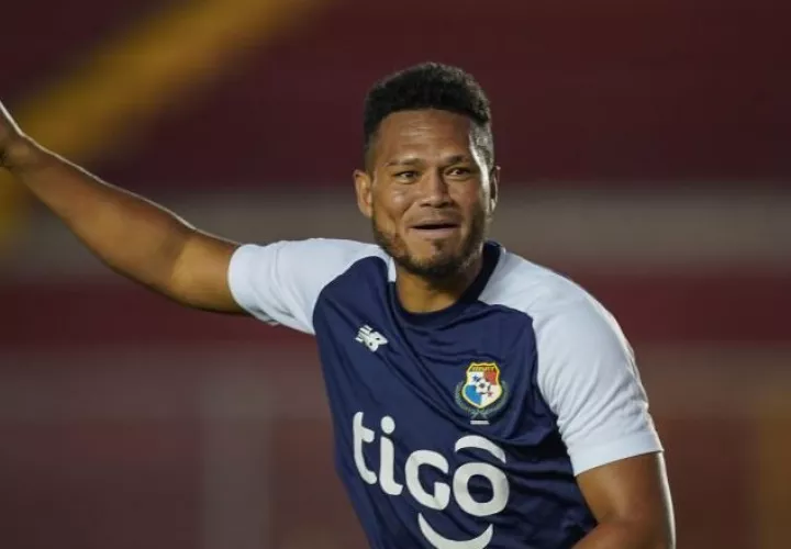 Rolando Blackburn, delantero de Panamá. Foto: Fepafut
