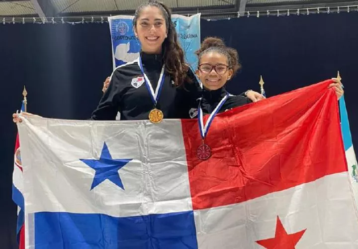 Alessandra Aicardi ganó oro en esgrima en Nicaragua. Foto: Cortesía