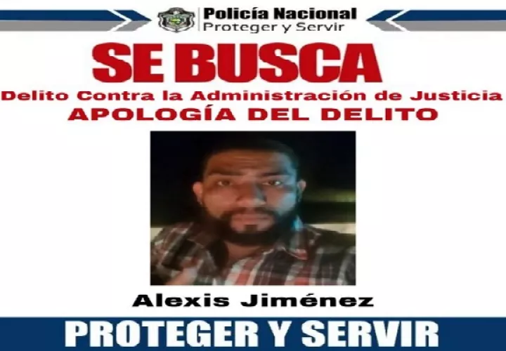Se solicita el apoyo de la ciudadanía para dar con el paradero de Alexis Jiménez Oliva, acusado por las autoridades de varios delitos. Foto. Proteger y Servir