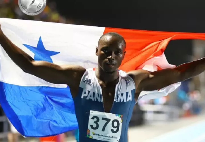Alonso Edward competirá en el Mundial de Atletismo. Foto:Cortesía