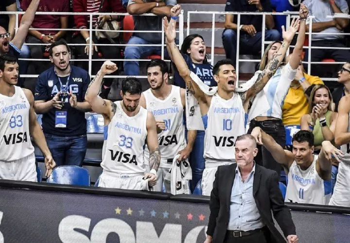 Jugadores del equipo de Argentina. Foto: Fiba