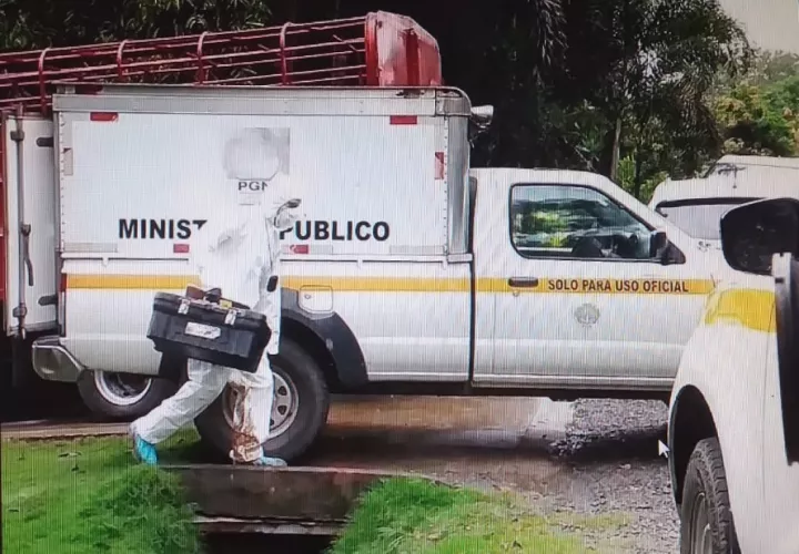 El cuerpo de la víctima fue trasladado a la Morgue Judicial en el distrito de David. Foto: Mayra Madrid 