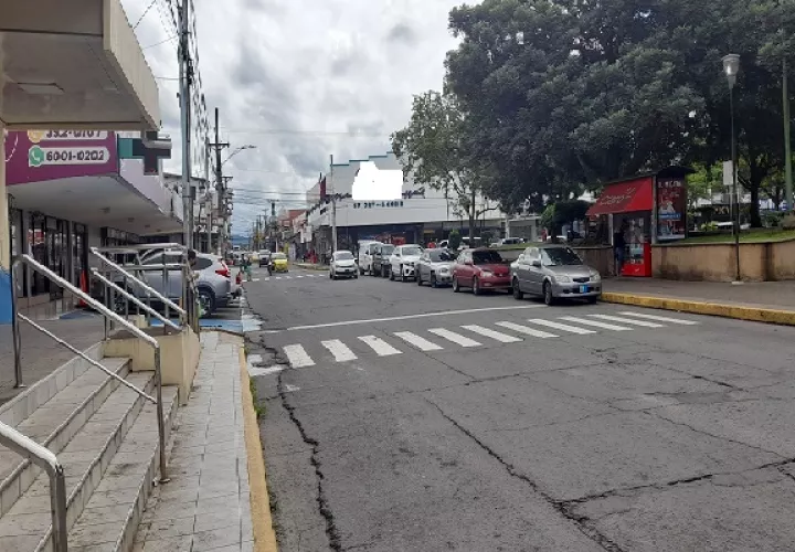 Hay una baja circulación vehicular en la provincia de Chiriquí. Foto. José Vásquez