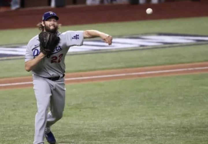 Clayton Kershaw, lanzador de los Dodgers. Foto: EFE