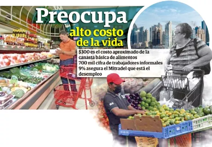 Costos de los alimentos y medicamentos preocupa a los panameños. Foto: Archivos