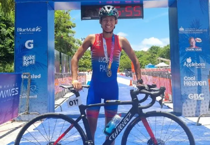 Diego Lucero, una de las promesas del triatlón panameño. Archivo