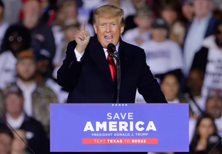Donald Trump con los ojos puestos en los comicios presidenciales de 2024. Foto: EFE