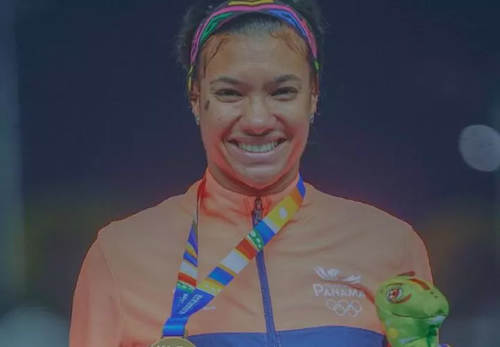 Gianna Woodruff ganó su dorada en los 400 metros con vallas. Foto: COP