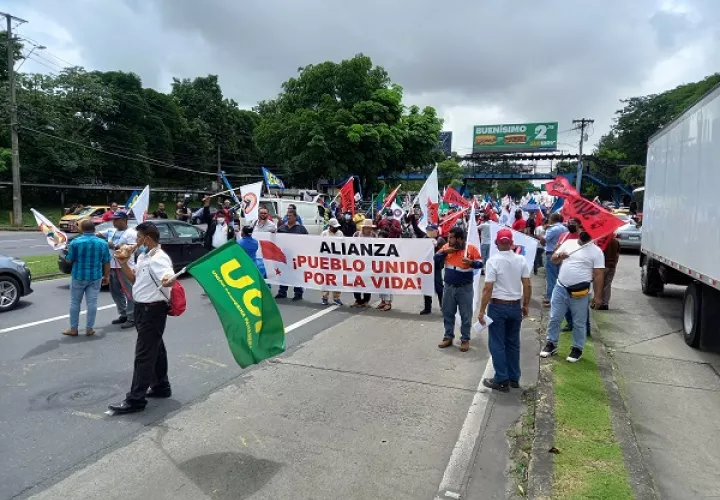 Este miércoles, las protestas aumentaron a nivel nacional. Foto: Francisco Paz