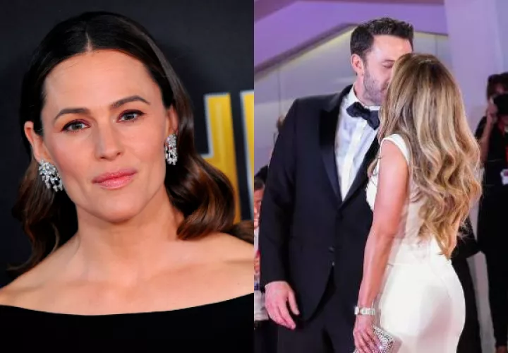 Jennifer Garner, su ex Ben Affleck y Jennifer López. Fotos: EFE / Archivo