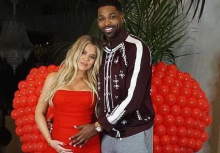 Khloé Kardashian y Tristan Thompson. Foto: Archivo 
