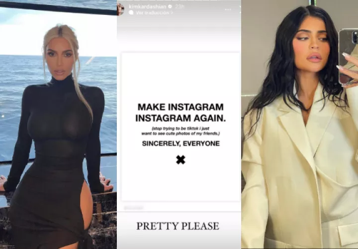 Kim Kardashian y Kylie Jenner. Foto: @kyliejenner @kimkardashian